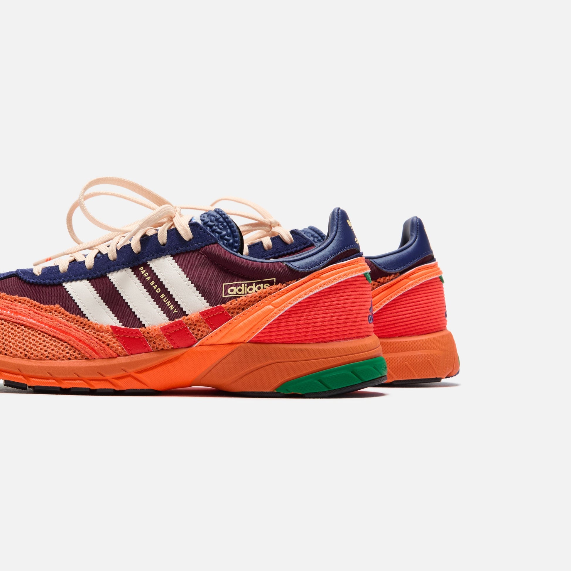 Men Kith adidas x Bad Bunny Adizero SL 72 - Maroon / Chalk White / Semi Solar R