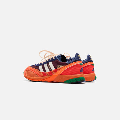 Men Kith adidas x Bad Bunny Adizero SL 72 - Maroon / Chalk White / Semi Solar R