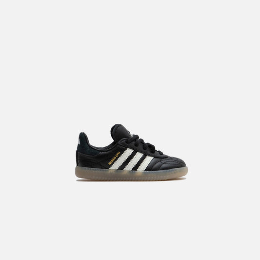 Kids Kith adidas x Naked x Maha TD Samba MN - Black / White