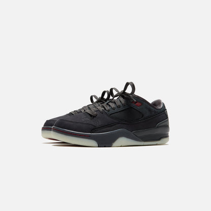 Women Kith Jordan x Who Decides War WMNS Flight Court SP - Black / Varsity Red /