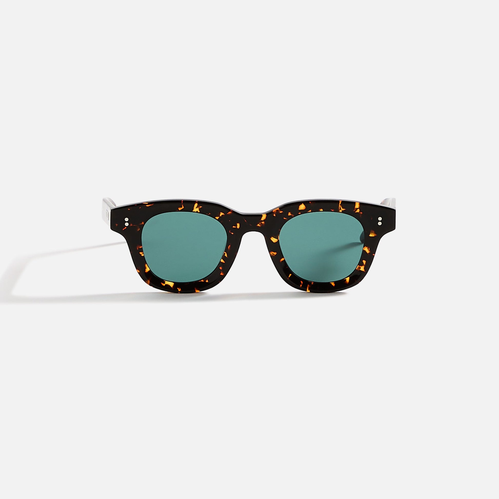 Men Kith AKILA Apollo Sunglasses - Tokyo Tortoise / Viridian