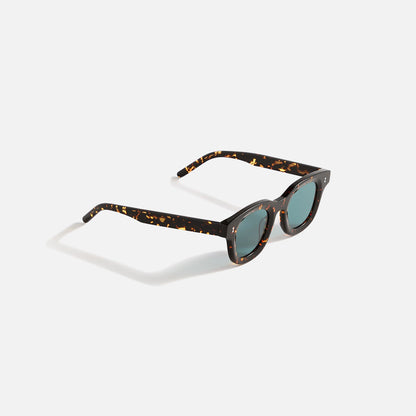 Men Kith AKILA Apollo Sunglasses - Tokyo Tortoise / Viridian