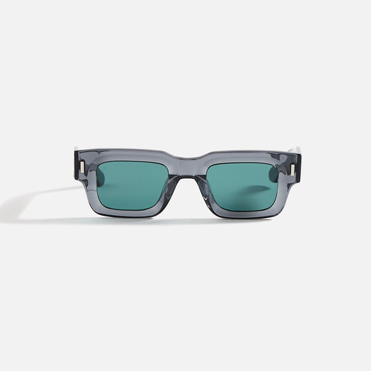 Men Kith AKILA Ares Sunglasses - Cement / Viridian