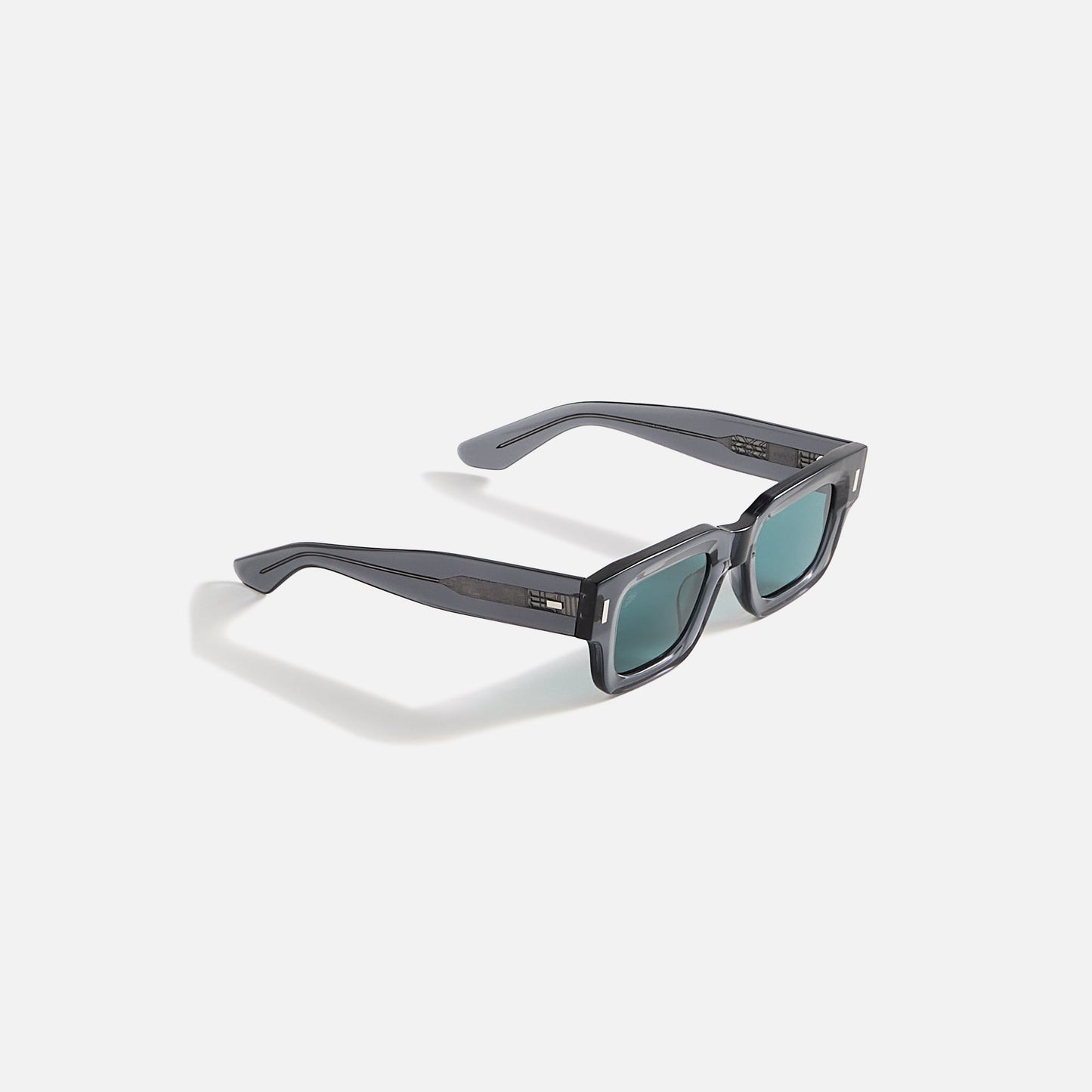 Men Kith AKILA Ares Sunglasses - Cement / Viridian
