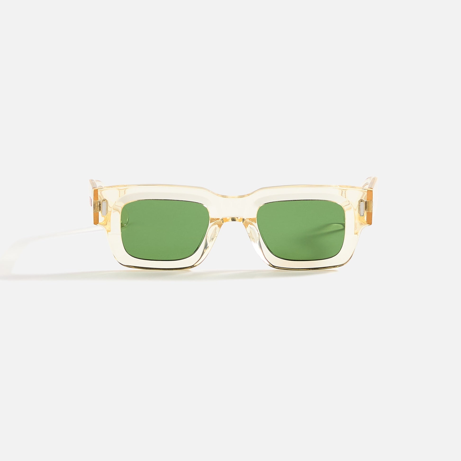 Men Kith AKILA Ares Sunglasses - Lemonade / Green