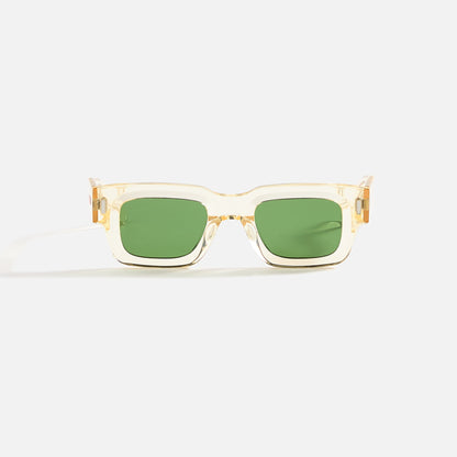Men Kith AKILA Ares Sunglasses - Lemonade / Green