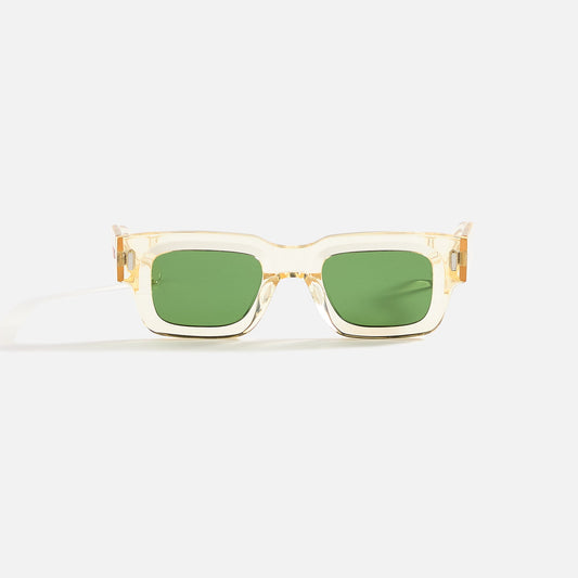 Men Kith AKILA Ares Sunglasses - Lemonade / Green