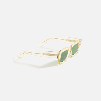 Men Kith AKILA Ares Sunglasses - Lemonade / Green
