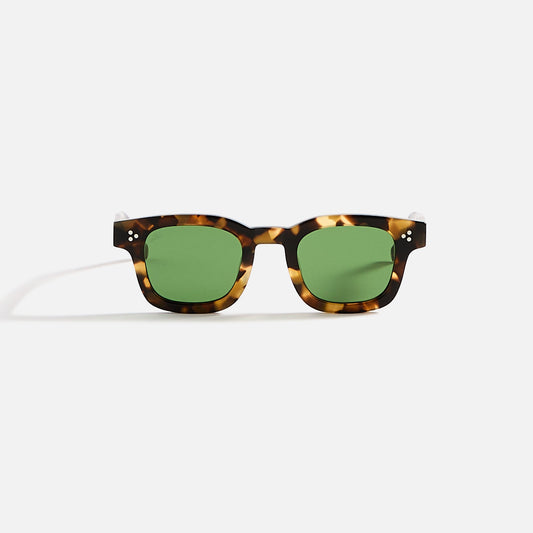 Men Kith AKILA Ascent Sunglasses - Camo Tortoise / Green