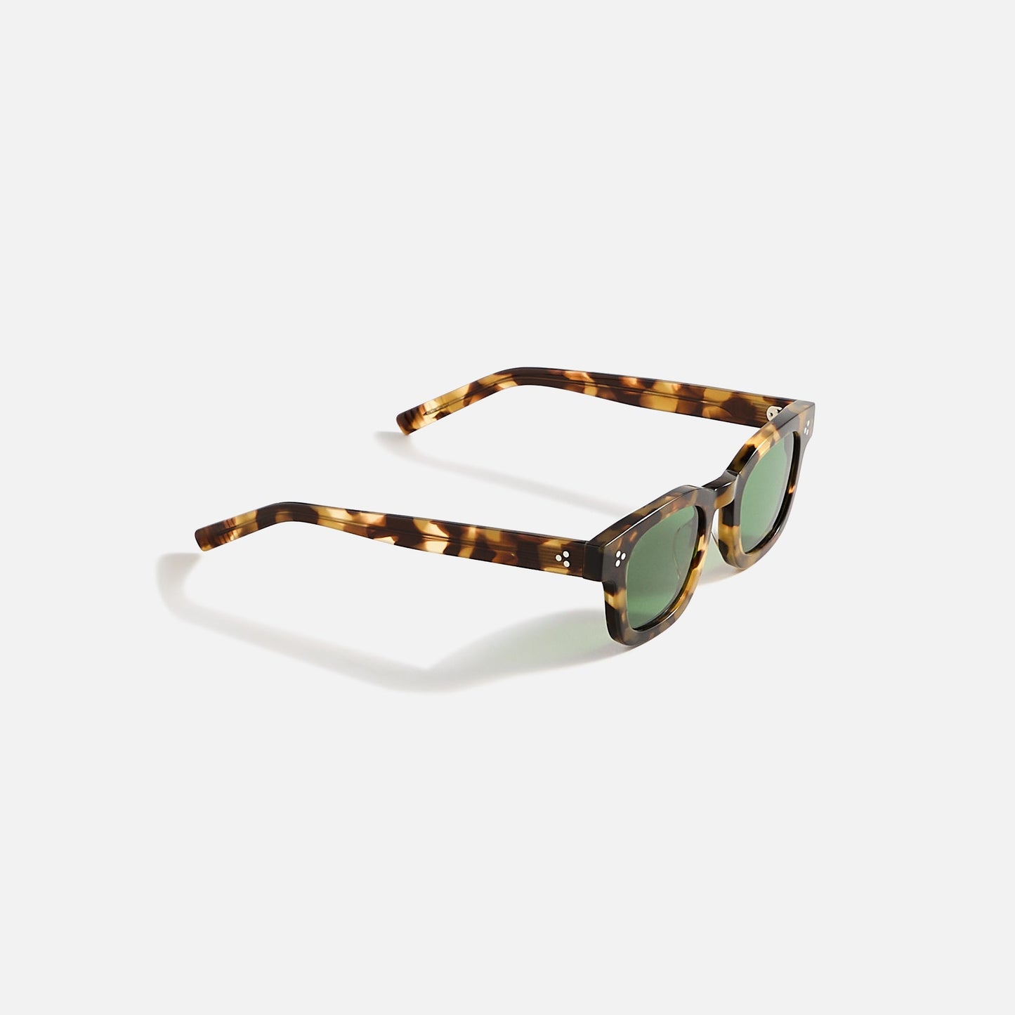 Men Kith AKILA Ascent Sunglasses - Camo Tortoise / Green