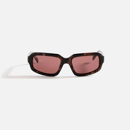 Men Kith AKILA Jupiter Sunglasses - Tortoise / Purple