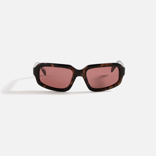 Men Kith AKILA Jupiter Sunglasses - Tortoise / Purple