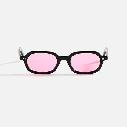 Men Kith AKILA Psyche Sunglasses - Black / Pink