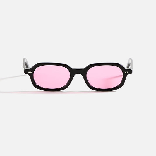Men Kith AKILA Psyche Sunglasses - Black / Pink