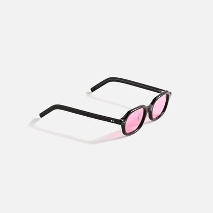 Men Kith AKILA Psyche Sunglasses - Black / Pink