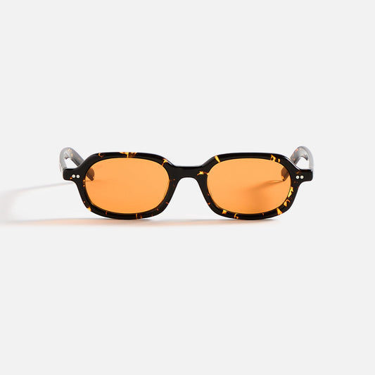 Men Kith AKILA Psyche Sunglasses - Tokyo Tortoise / Orange
