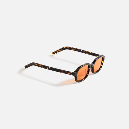 Men Kith AKILA Psyche Sunglasses - Tokyo Tortoise / Orange