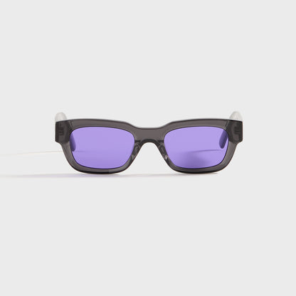 Men Kith AKILA Zed Sunglasses - Onyx / Grape