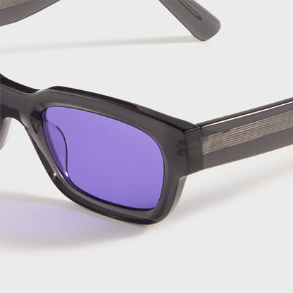Men Kith AKILA Zed Sunglasses - Onyx / Grape