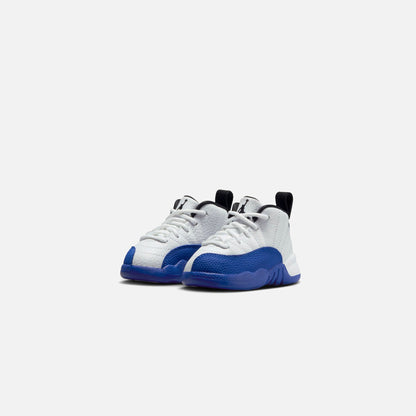 Kids Kith Jordan TD Air Jordan 12 - White / Black / Game Royal