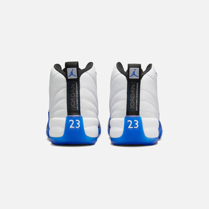 Kids Kith Jordan GS Air Jordan 12 - White / Black / Game Royal