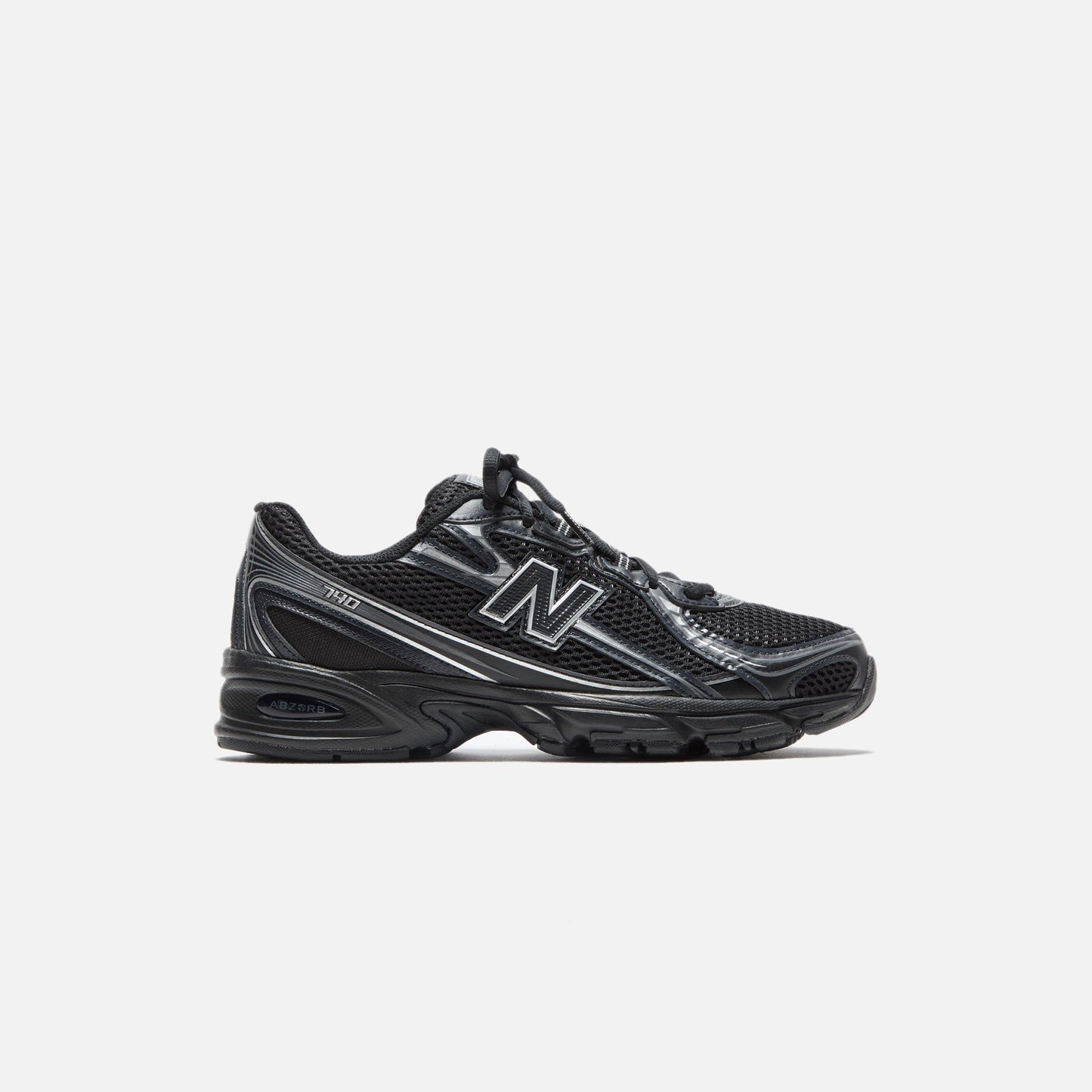 Men Kith New Balance 740 - Black / Silver Metallic