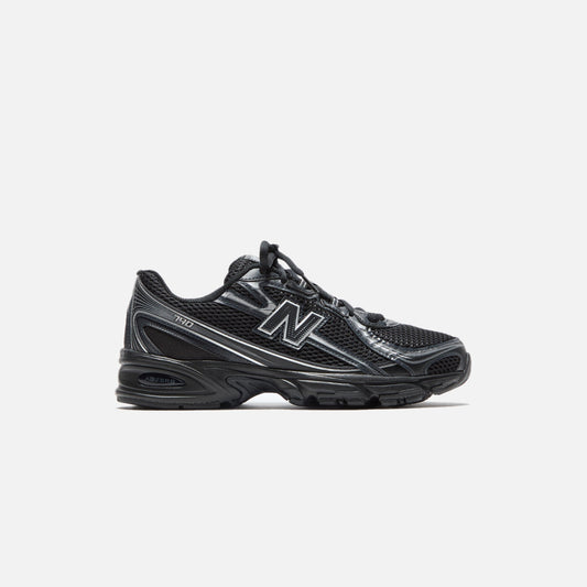 Men Kith New Balance 740 - Black / Silver Metallic