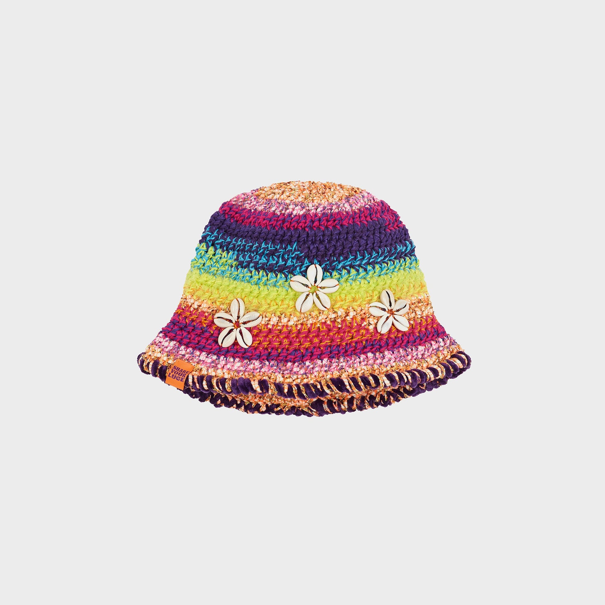 Women Kith SHAREYOURLUCE Shell Flower Bucket Hat - Multi