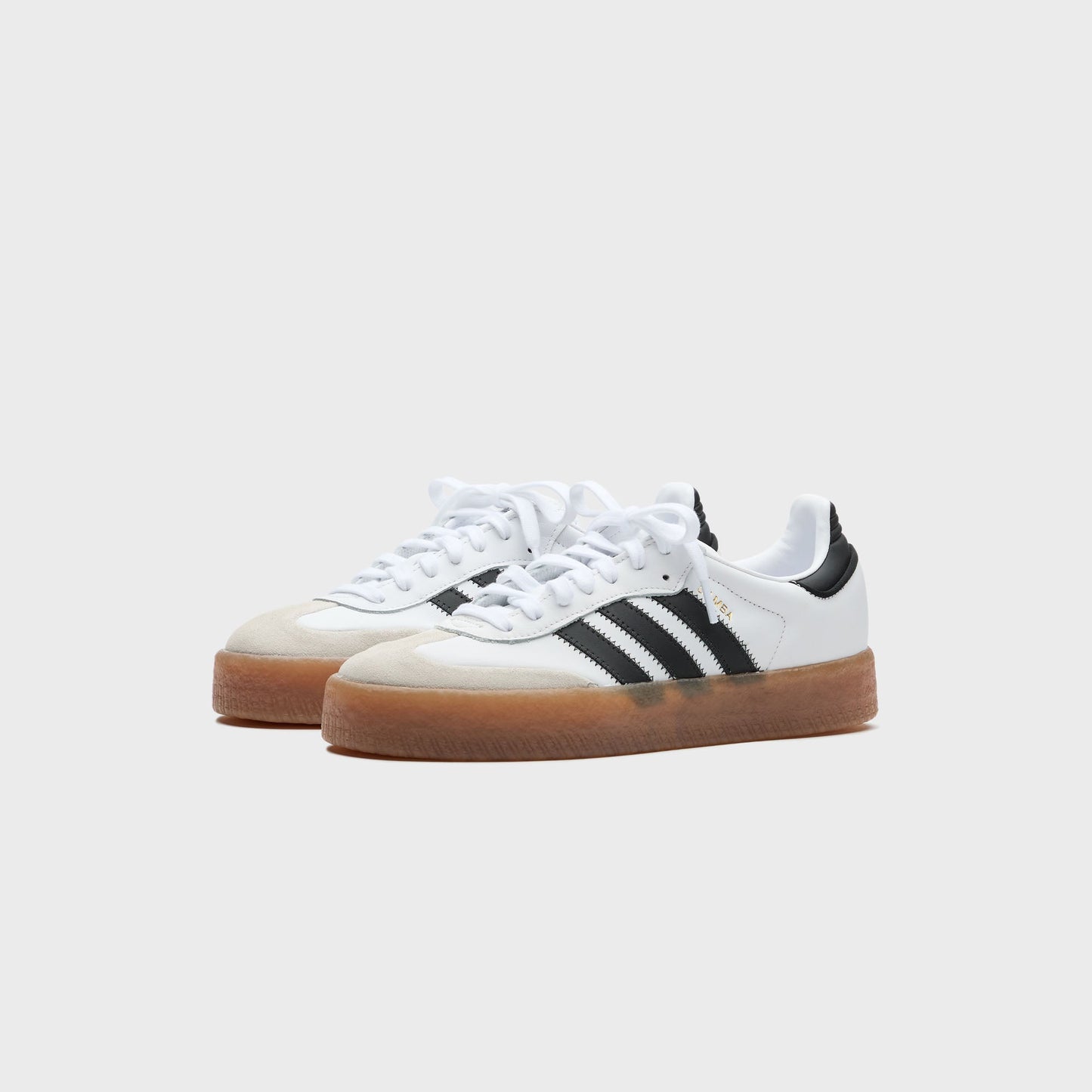 Women Kith adidas WMNS Sambae - Cloud White / Core Black / Gold Metallic
