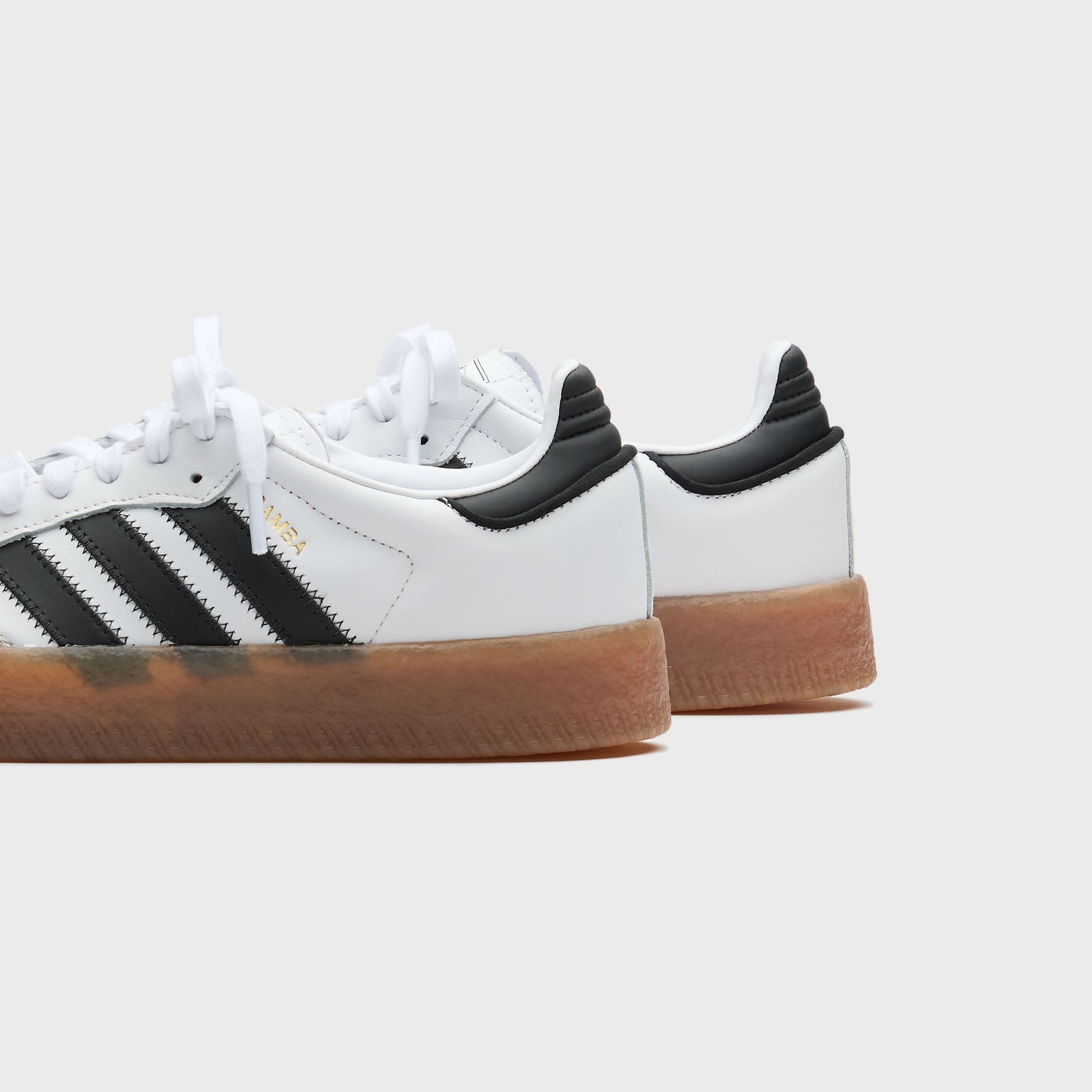 Women Kith adidas WMNS Sambae - Cloud White / Core Black / Gold Metallic