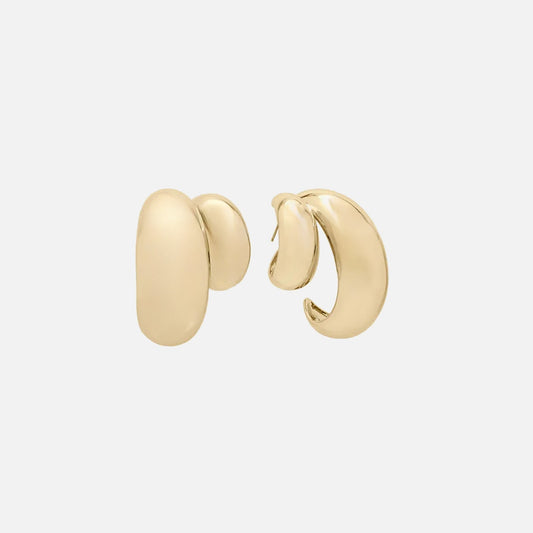 Women Kith SHASHI Double Tsuki Hoop Earring - Gold
