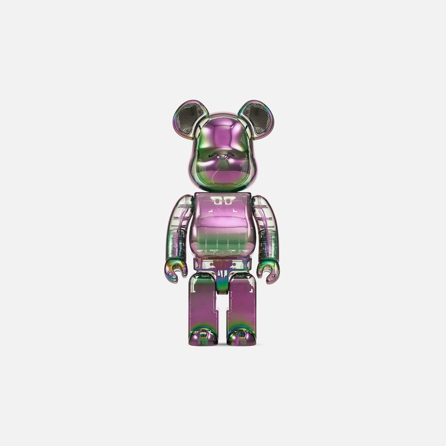 Men|Women Kith BE@RBRICK AUDIO 400% Portable Bluetooth Speaker - Black Aurora