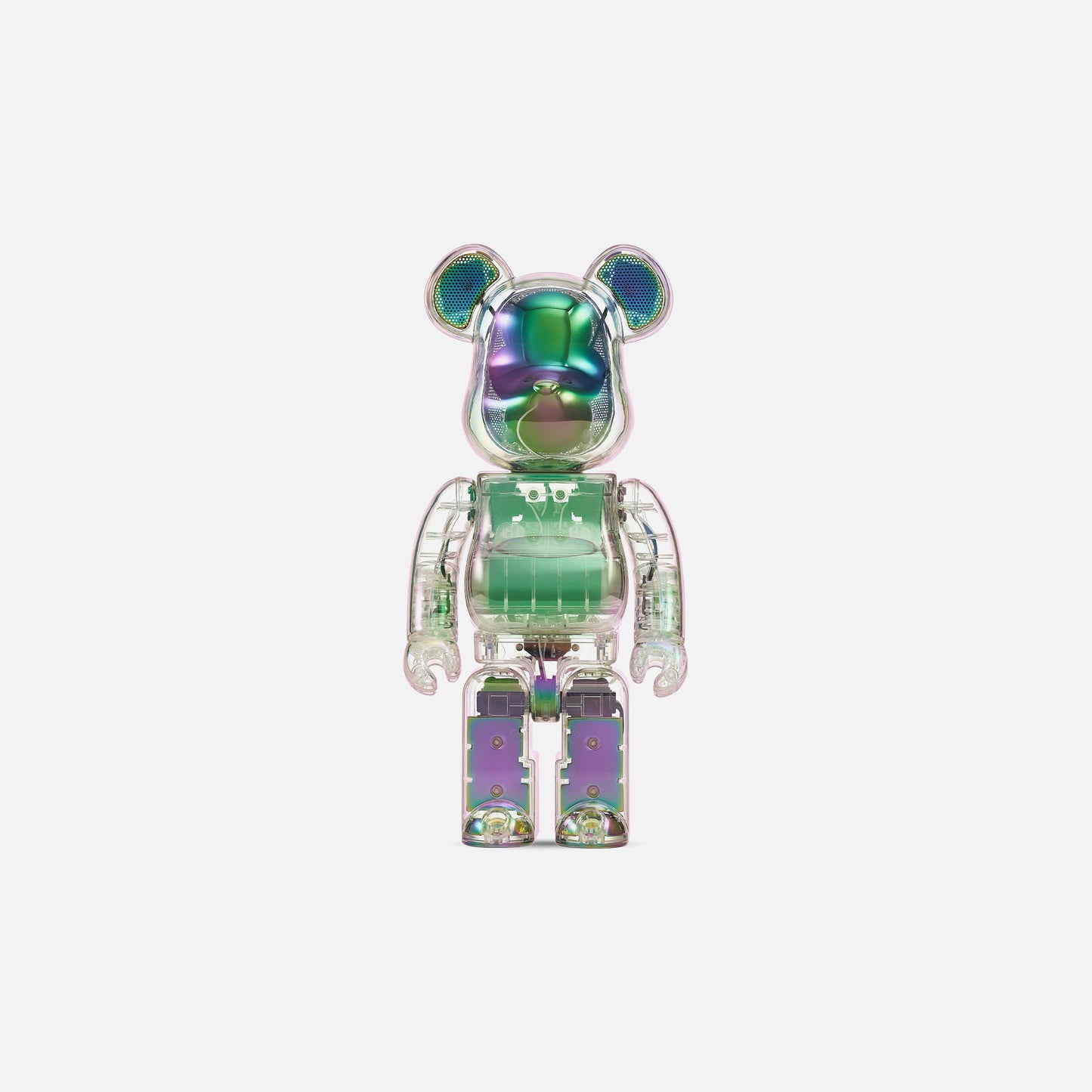 Men|Women Kith BE@RBRICK AUDIO 400% Portable Bluetooth Speaker - Crystal Halo