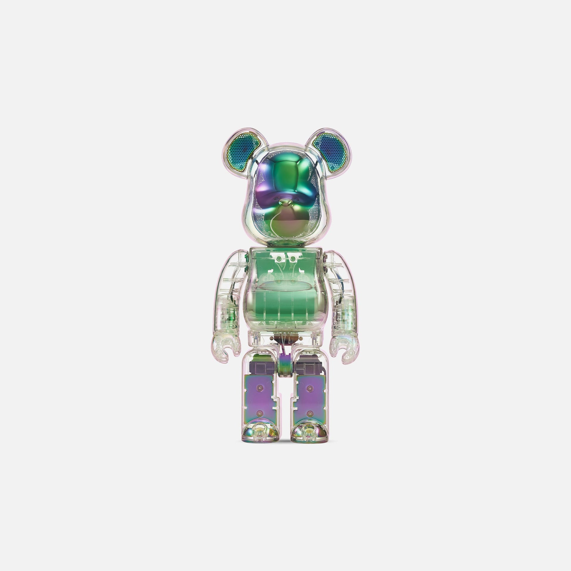 Men|Women Kith BE@RBRICK AUDIO 400% Portable Bluetooth Speaker - Crystal Halo