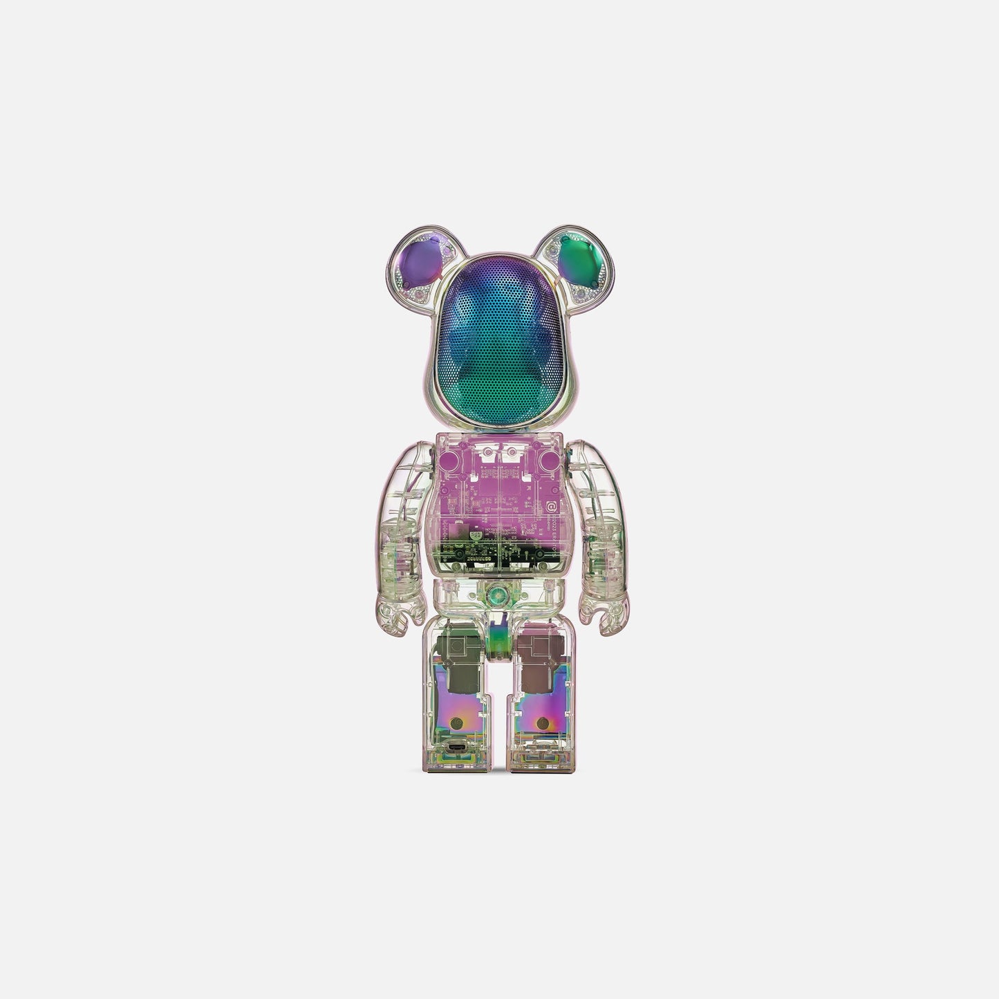 Men|Women Kith BE@RBRICK AUDIO 400% Portable Bluetooth Speaker - Crystal Halo