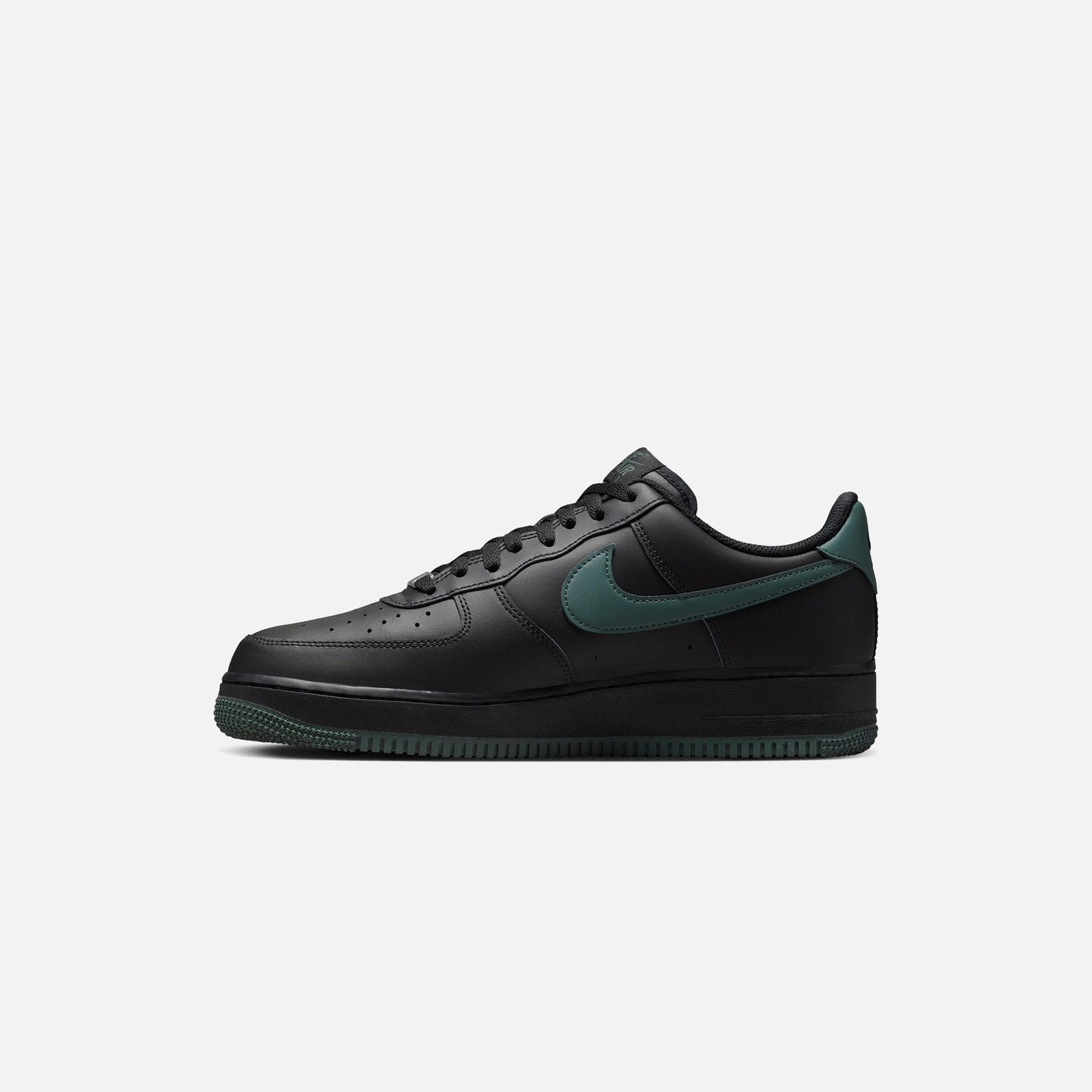 Men Kith Nike Air Force 1 '07 LX - Black / Vintage Green