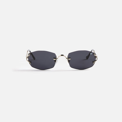 Men Kith Vintage Frames Aspen Drill Mount 24KT White Gold - Navy
