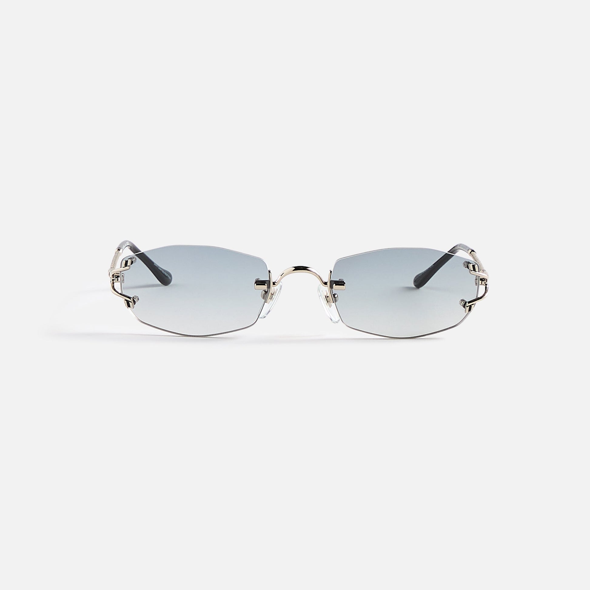 Men Kith Vintage Frames Aspen Drill Mount 24KT White Gold - Silver