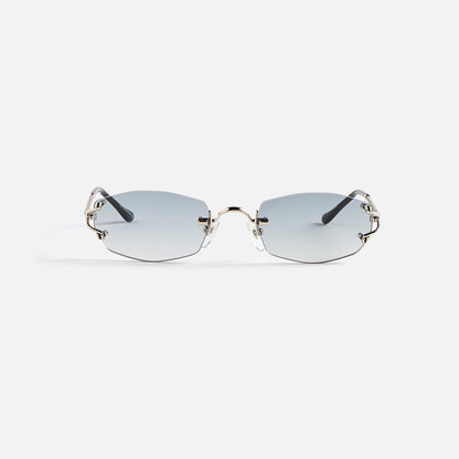 Men Kith Vintage Frames Aspen Drill Mount 24KT White Gold - Silver