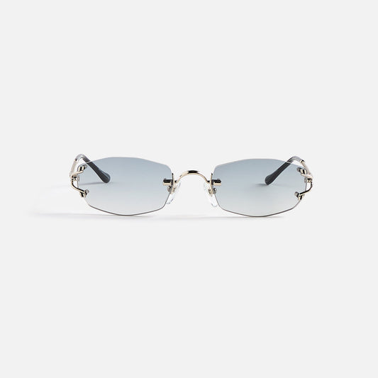 Men Kith Vintage Frames Aspen Drill Mount 24KT White Gold - Silver