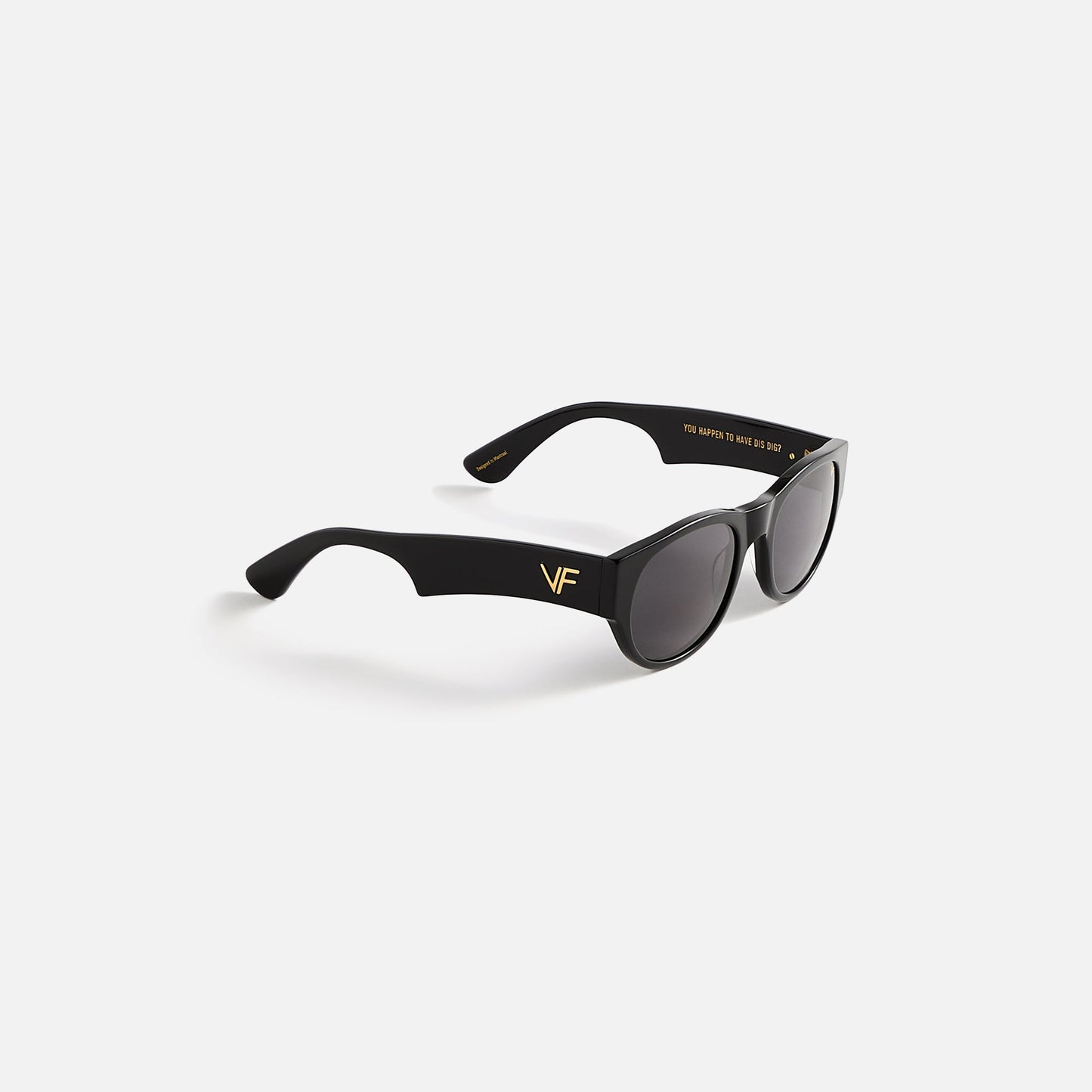 Men Kith Vintage Frames Telly Black Acetate - Black