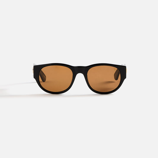 Men Kith Vintage Frames Telly Black Acetate - Yellow