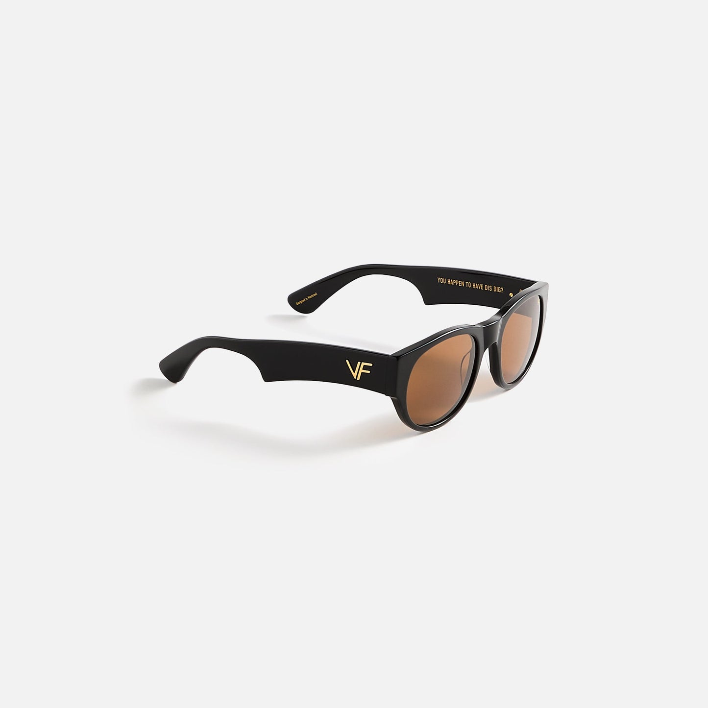 Men Kith Vintage Frames Telly Black Acetate - Yellow