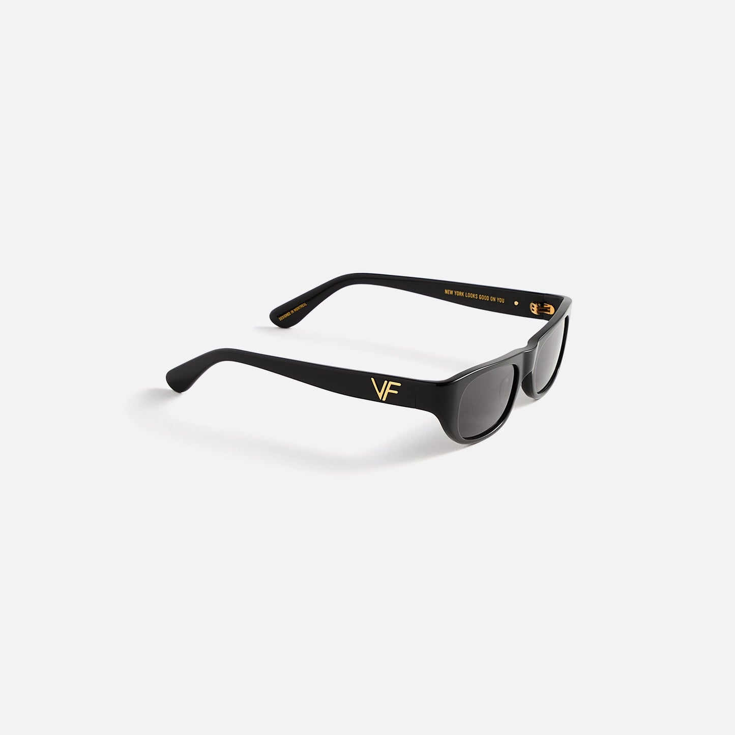 Men Kith Vintage Frames Bowery Black Acetate - Purple