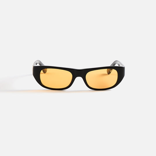 Men Kith Vintage Frames Bowery Black Acetate - Yellow