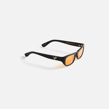 Men Kith Vintage Frames Bowery Black Acetate - Yellow