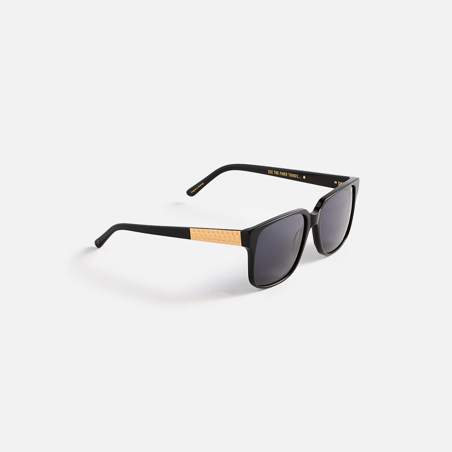 Men Kith Vintage Frames Connoisseur Black Acetate - Purple