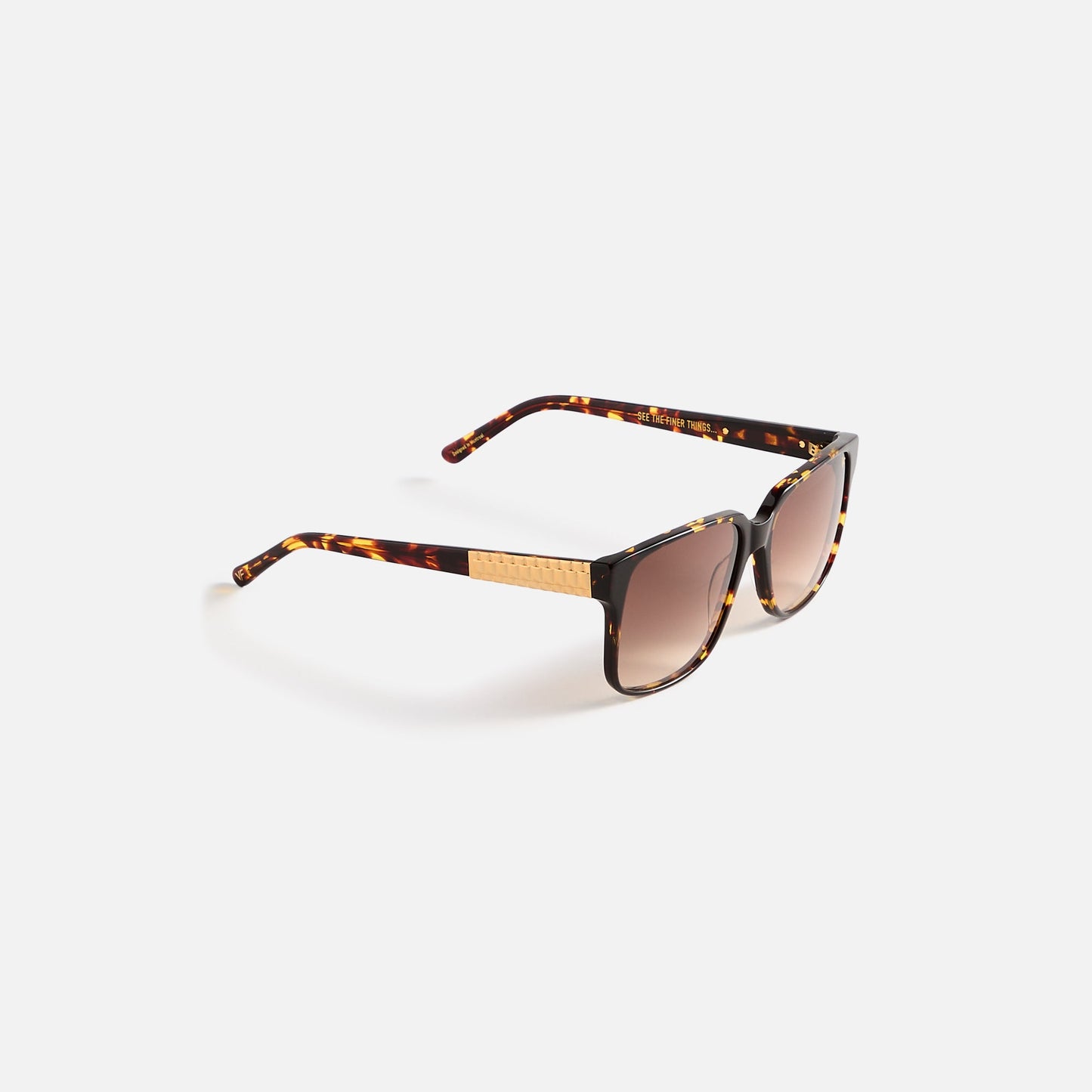 Men Kith Vintage Frames Connoisseur Brown Tortoise Acetate - Tan