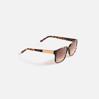 Men Kith Vintage Frames Connoisseur Brown Tortoise Acetate - Tan