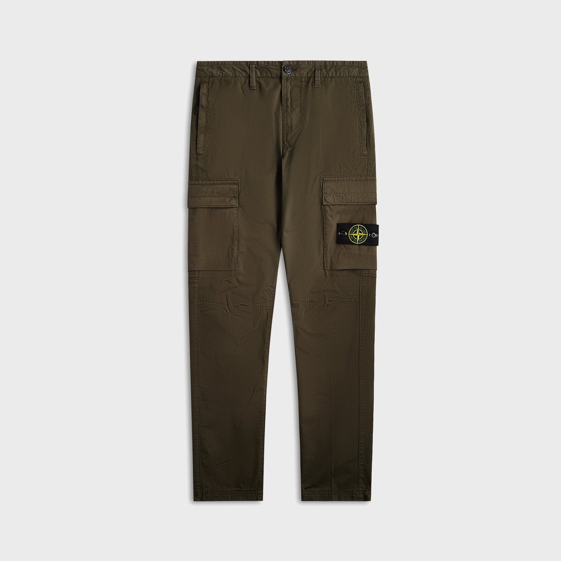 Men Kith Stone Island Stretch-Tc Garment Dyed Pant - Military Green